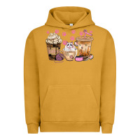 Pigment Peanut Butter cat coffee cups with paw bbs Urban Hoodie - BundleAndBundleShop