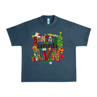 Midnight Navy santa's favorite lvn Urban Heavy Tee - Zillion Design Studio