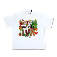 White santa's favorite lvn Urban Heavy Tee - Zillion Design Studio