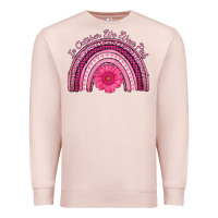 Pale Pink in october we wear pink rainbow Premium Sweatshirt - AdoDesignShop