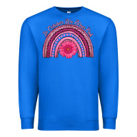 True Royal in october we wear pink rainbow Premium Sweatshirt - AdoDesignShop