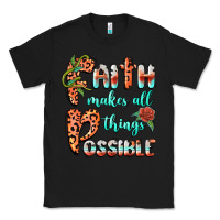 Black faith makes all things possible Classic Tee - BarkalooDesign
