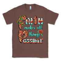 Chestnut faith makes all things possible Classic Tee - BarkalooDesign
