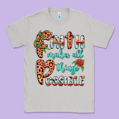 Faith Makes All Things Possible Classic Tee Designed By Barkaloodesign