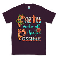 Plum faith makes all things possible Classic Tee - BarkalooDesign