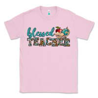 Bubblegum Pink blessed teacher Classic Tee - BundleAndBundleShop