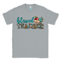 Heather Grey blessed teacher Classic Tee - BundleAndBundleShop