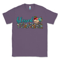 Lavender blessed teacher Classic Tee - BundleAndBundleShop