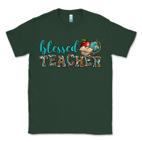 Sports Green blessed teacher Classic Tee - BundleAndBundleShop