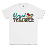 White blessed teacher Classic Tee - BundleAndBundleShop