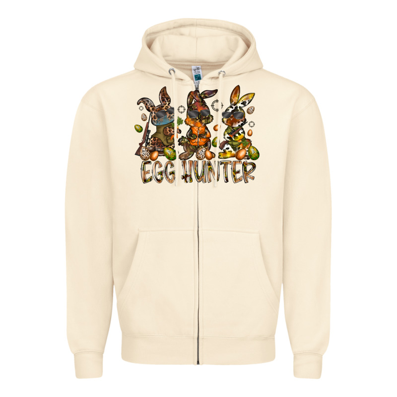 Egg Hunter Zipper Hoodie by RacoonDesign | Teevron