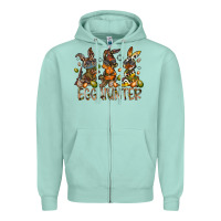 Seafoam egg hunter Zipper Hoodie - RacoonDesign