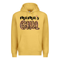 Antique Gold mama s girl Premium Hoodie - MaliasSmallBusiness