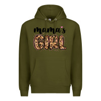 Army Green mama s girl Premium Hoodie - MaliasSmallBusiness