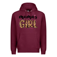 Burgundy mama s girl Premium Hoodie - MaliasSmallBusiness