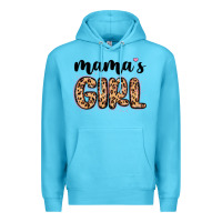 Ocean Blue mama s girl Premium Hoodie - MaliasSmallBusiness