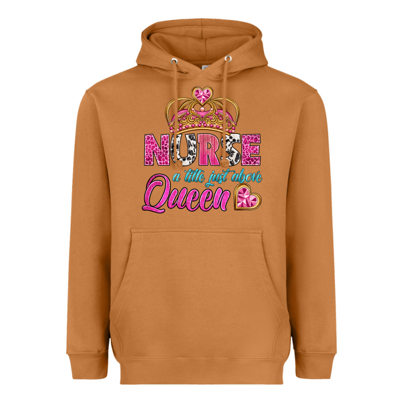 Nurse A Title Just Above Queen Heavyweight Hoodie by BundleAndBundleShop | Teevron