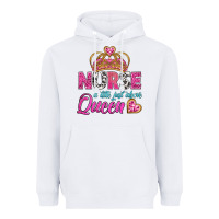 White nurse a title just above queen Heavyweight Hoodie - BundleAndBundleShop