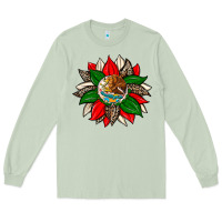 Matcha mexican flag sunflower Long Sleeve Tee - Zillion Design Studio