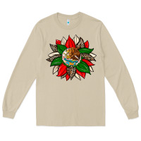 Mushroom mexican flag sunflower Long Sleeve Tee - Zillion Design Studio