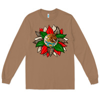 Mexican Flag Sunflower Long Sleeve Tee | Teevron