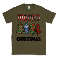 Army Green merry christmas trees Classic Tee - RanaPortraitStore