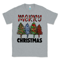 Heather Grey merry christmas trees Classic Tee - RanaPortraitStore