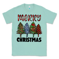 Seafoam merry christmas trees Classic Tee - RanaPortraitStore