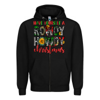 Black have yourself a rowdy howdy christmas Zipper Hoodie - FaDigitalArtStudio