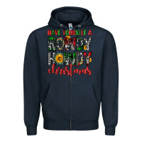 Navy have yourself a rowdy howdy christmas Zipper Hoodie - FaDigitalArtStudio