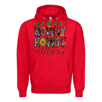 Red have yourself a rowdy howdy christmas Zipper Hoodie - FaDigitalArtStudio