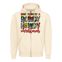 Sandshell have yourself a rowdy howdy christmas Zipper Hoodie - FaDigitalArtStudio