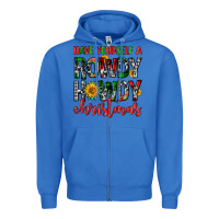 True Royal have yourself a rowdy howdy christmas Zipper Hoodie - FaDigitalArtStudio