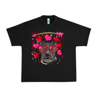 Black Valentine's day  pitbull Urban Heavy Tee - RanaPortraitStore