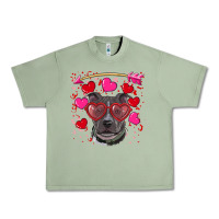 Oil Green Valentine's day  pitbull Urban Heavy Tee - RanaPortraitStore