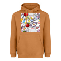 Meerkat music class seamless pattern Heavyweight Hoodie - BundleAndBundleShop