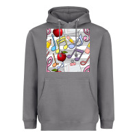 Storm music class seamless pattern Heavyweight Hoodie - BundleAndBundleShop