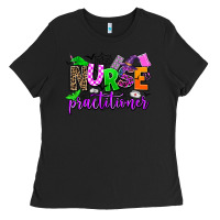 Black nurse practitioner Ladies Tee - AdoDesignShop