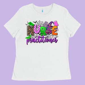 Nurse Practitioner Ladies Tee Designed By Adodesignshop