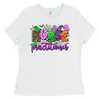 White nurse practitioner Ladies Tee - AdoDesignShop