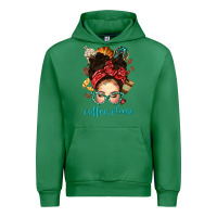 Emerald coffee please messy bun with coffee bean bbs Urban Hoodie - BundleAndBundleShop
