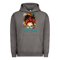 Pigment Tornado coffee please messy bun with coffee bean bbs Urban Hoodie - BundleAndBundleShop