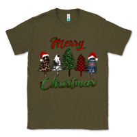 Army Green merry christmas trees Classic Tee - RanaPortraitStore