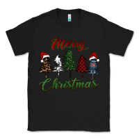Black merry christmas trees Classic Tee - RanaPortraitStore