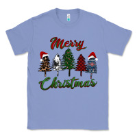 Colony Blue merry christmas trees Classic Tee - RanaPortraitStore