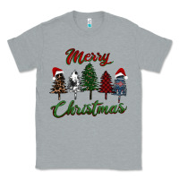 Heather Grey merry christmas trees Classic Tee - RanaPortraitStore