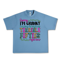 Pebble Blue sorry im cranky im going through my terrible fifties right now Urban Heavy Tee - texasbilliewilder