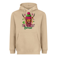 Mushroom i'm freakin freezin pink christmas long haired cow Heavyweight Hoodie - Jasminsmagicworld
