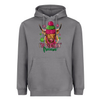 Storm i'm freakin freezin pink christmas long haired cow Heavyweight Hoodie - Jasminsmagicworld