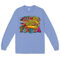 Colony Blue Taco Fiesta Long Sleeve Tee - texasbilliewilder